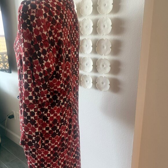 Nic & Zoe Multicolor Knit Dress – Rust, Cream & Taupe – NWT - Picture 8 of 8